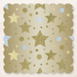 Porta-copo De Papel Portas copos Douradas de Celebração de Confetti