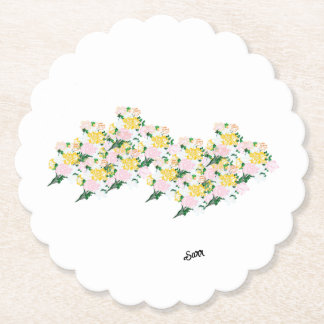Porta-copo De Papel portas copos: Ventos De Flores De Mola