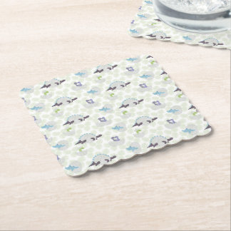 Porta-copo De Papel Posavasos de cartón con huevos de dinosaurio