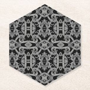 Porta-copo De Papel Pousa-copos de papel em hexágono pontiagudo GÓTICO