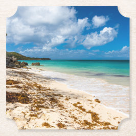 Porta-copo De Papel praia de Anse Canot em Marie-Galante