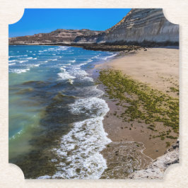 Porta-copo De Papel Praia em Puerto Piramides, Argentina