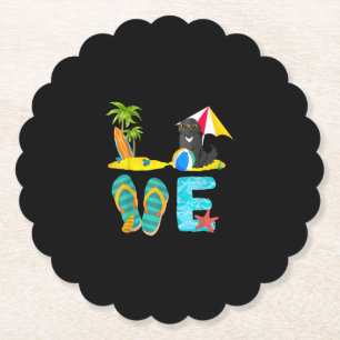 Porta-copo De Papel Presente de cão de férias de verão   novo design