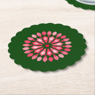 Porta-copo De Papel presente de flor