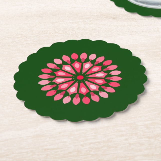 Porta-copo De Papel presente de flor (Angular)