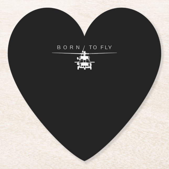 Porta-copo De Papel Presente do Piloto Helicóptero de Aviação Militar  (Frente)