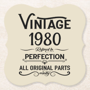 Porta-copo De Papel Presentes de aniversário personalizados pretos