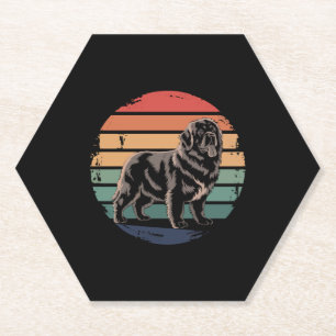 Porta-copo De Papel Presentes de sobrevoo do Cão na Terra Nova e Retro