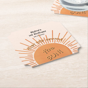 Porta-copo De Papel Primeira viagem em torno do primeiro aniversario d