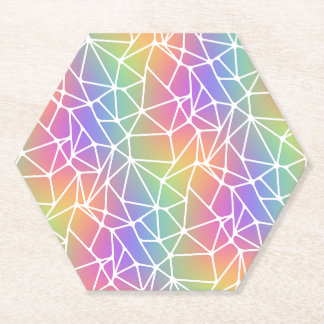 Porta-copo De Papel prisma sinapse net - teia arco-íris :