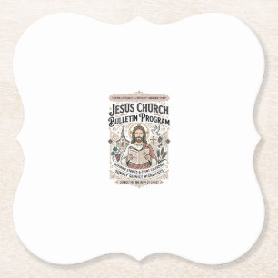 Porta-copo De Papel Programa de Boletim da Igreja de Jesus Boletim da