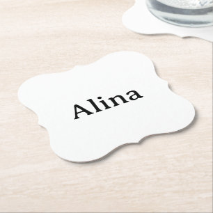Porta-copo De Papel Promoção de Marca 4" x 4" Suporte