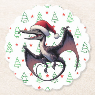 Porta-copo De Papel Pterodactyl de Natal