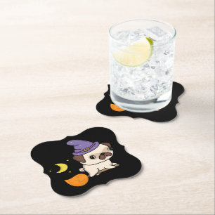 Porta-copo De Papel Puggy Witch Coasters #2