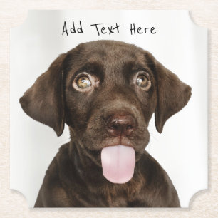 Porta-copo De Papel Puppia de chocolate