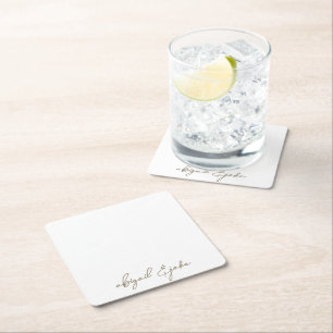 PORTA-COPO DE PAPEL QUADRADO