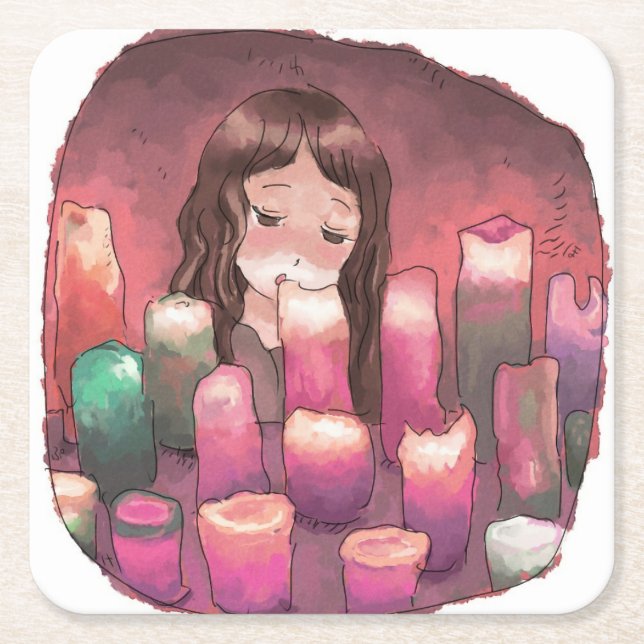 PORTA-COPO DE PAPEL QUADRADO さ く に な じ (Frente)