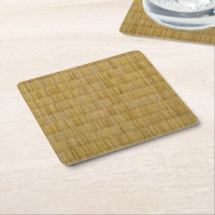 Porta-copo De Papel Quadrado 畳 da esteira de Tatami
