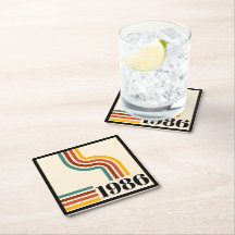1986 40º Aniversário Listra Retro Vintage 