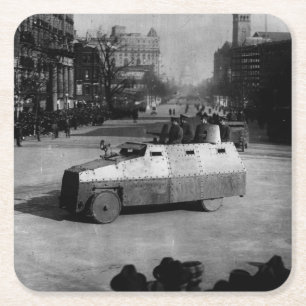 Porta-copo De Papel Quadrado 27 de março de 1917: O esquadrão do veículo