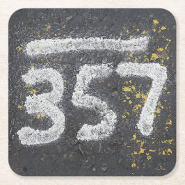 Porta-copo De Papel Quadrado 357 Mason's and Angel Number