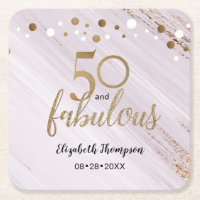 50 e fabulosa aquarela e golpes de ouro personaliz