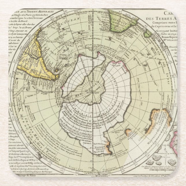 Porta-copo De Papel Quadrado A Antártica 4 (Frente)