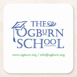 Porta-copo De Papel Quadrado A Escola Ogburn - Coasters