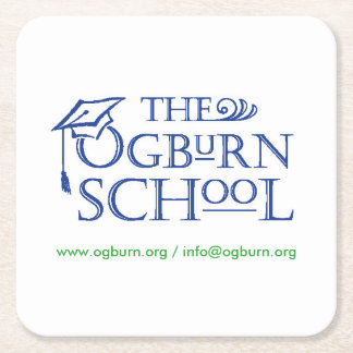 Porta-copo De Papel Quadrado A Escola Ogburn - Coasters