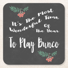 Porta-copo De Papel Quadrado A maioria de tempo de Wondeful para jogar Bunco