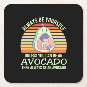 Porta-copo De Papel Quadrado A Não Ser Que Possa Ser Um Avocado