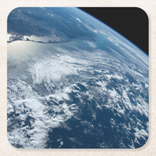 Porta-copo De Papel Quadrado A Ponta Do Sul Do Brasil Bordo Do Uruguai.