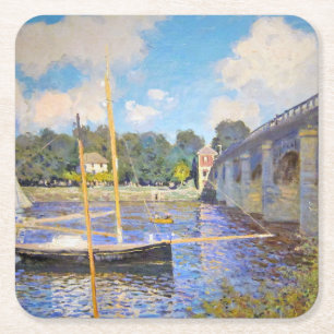 Porta-copo De Papel Quadrado A ponte na Argentina, Monet