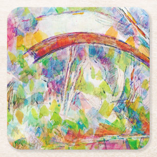 Porta-copo De Papel Quadrado A Ponte, Paul Cezanne