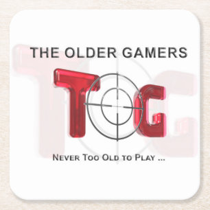 Porta-copo De Papel Quadrado A porta copos plástica dos Gamers mais idosos