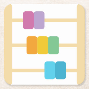 Porta-copo De Papel Quadrado abacus