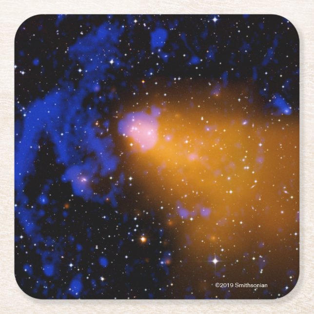 Porta-copo De Papel Quadrado Abell 3376 (Frente)