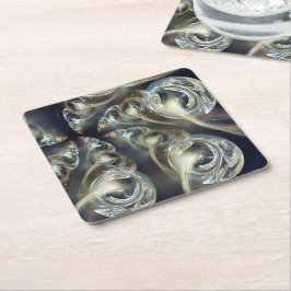 Porta-copo De Papel Quadrado Abstrato inicial