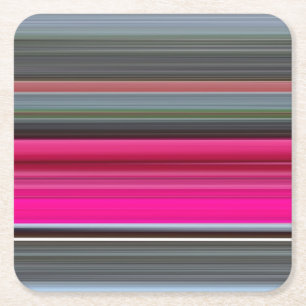 Porta-copo De Papel Quadrado Abstrato nº 1: Cerise e cinzas