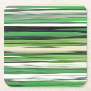 Porta-copo De Papel Quadrado Abstrato nº 2: Verde
