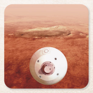 Porta-copo De Papel Quadrado Aeródromo Com Perseverança Descendente Da Superfíc