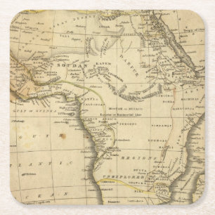 Porta-copo De Papel Quadrado África 17