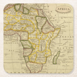 Porta-copo De Papel Quadrado África 34