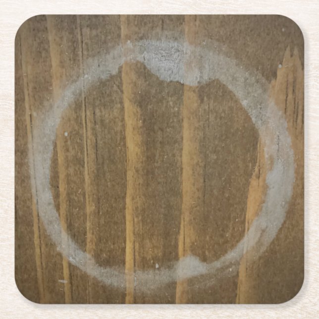 Porta-copo De Papel Quadrado Água Porta copos (Frente)