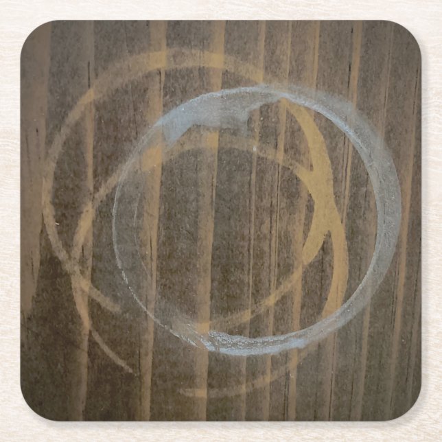 Porta-copo De Papel Quadrado Água Porta copos (Frente)