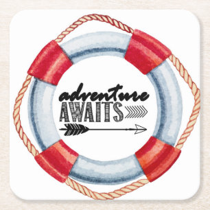 Porta-copo De Papel Quadrado Anel de vida da empresa