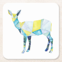 Animal de veado geométrico