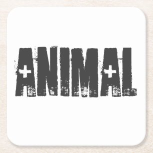 Porta-copo De Papel Quadrado Animal - Malhação de criação de aves