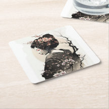 Anmutige japanische Geisha - 