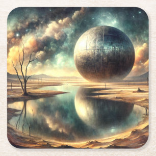 Porta-copo De Papel Quadrado Anomolia do Deserto